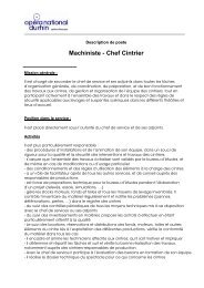 definition poste machiniste chef cintrier juin 2012 - OpÃ©ra national ...