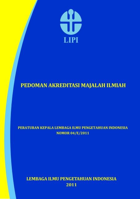 Pedoman Akreditasi Majalah Ilmiah LIPI