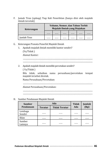 Pedoman Akreditasi Majalah Ilmiah LIPI