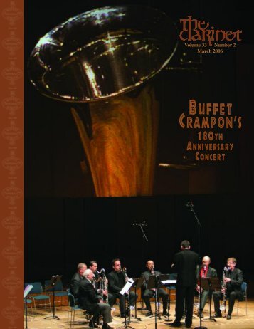 Buffet Crampon's - International Clarinet Association