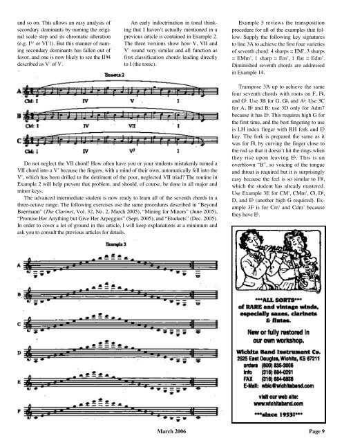 Buffet Crampon's - International Clarinet Association