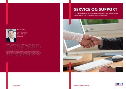 SERVICE OG SUPPORT - BDO