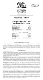 Giorgia Bignami, Viola Patrizia Pasut, Klavier - Der Blaue Kreis eV