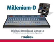 Millenium Digital - Information & specifications - Oakwood Broadcast