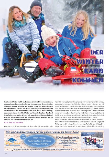 Zwergerl Magazin München/Oberland Dez 14 / Jan 15