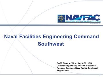 Naval Facilities Engineering Command Southwest - SAME ...