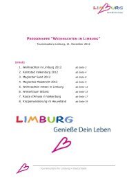 PRESSEMAPPE âWEIHNACHTEN IN LIMBURGâ