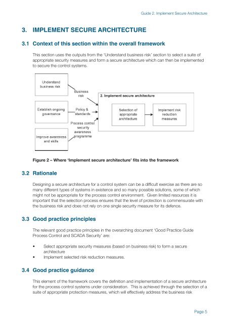 CPNI - GPG - Guide 2 - Implement Secure Architecture