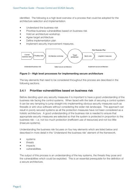 CPNI - GPG - Guide 2 - Implement Secure Architecture