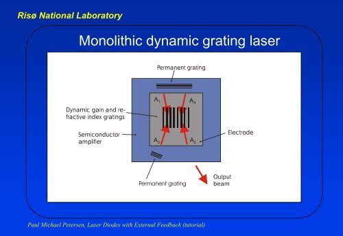 Laser diodes with phase conjugate feedback