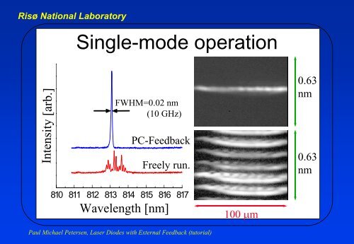 Laser diodes with phase conjugate feedback