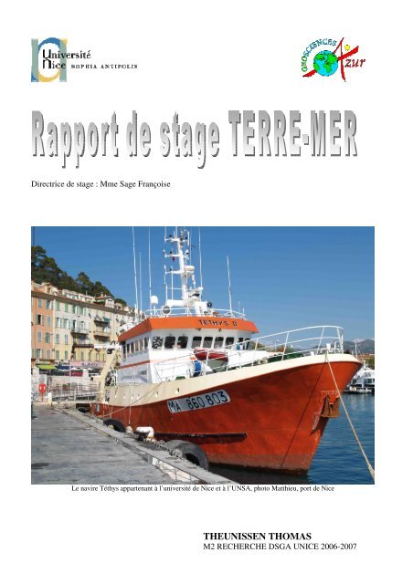 "Terre-Mer" : Rapport de stage