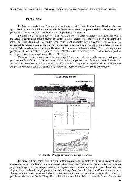 "Terre-Mer" : Rapport de stage