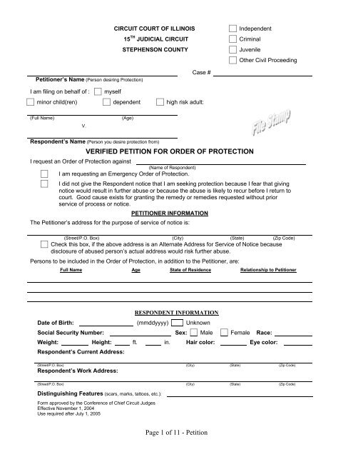employer identification number stephenson county illinois