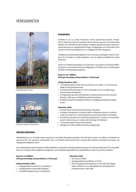 Årsredovisning 2005 - Lundin Petroleum
