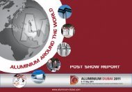 Post Show Report of the successful ALUMINIUM DUBAI 2011