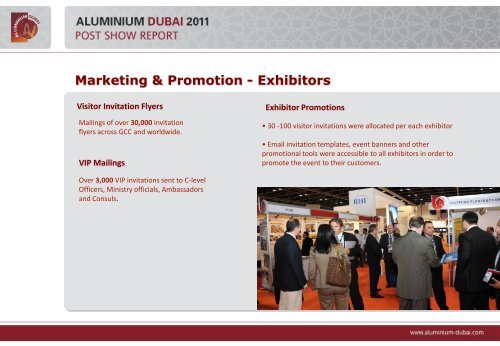 Post Show Report of the successful ALUMINIUM DUBAI 2011