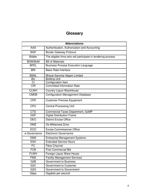 MPED-X-Routing-Tender20080721 - Madhya Pradesh State Excise