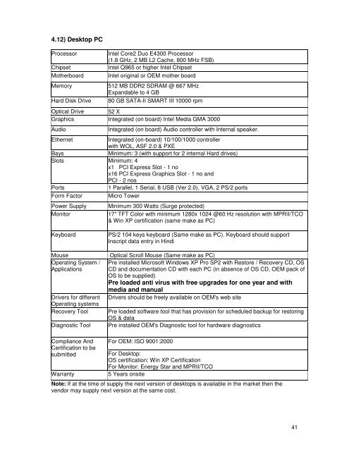 MPED-X-Routing-Tender20080721 - Madhya Pradesh State Excise