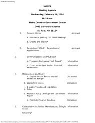 Agenda - Solid Waste Management Coordinating Board - SWMCB