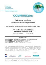 CommuniquÃ© de presse - eoc