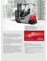 Electric Forklift Trucks Capacity 5000 and 6000 lbs. RX60-25C and ...