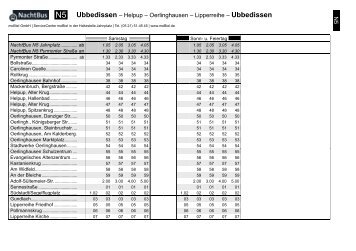 Helpup – Oerlinghausen – Lipperreihe - MoBiel GmbH