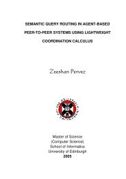 Zeeshan Pervez - Informatics Group Pages Server - University of ...