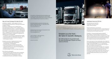 Lkw-Services für Großkunden (pdf) - Mercedes-Benz Niederlassung ...