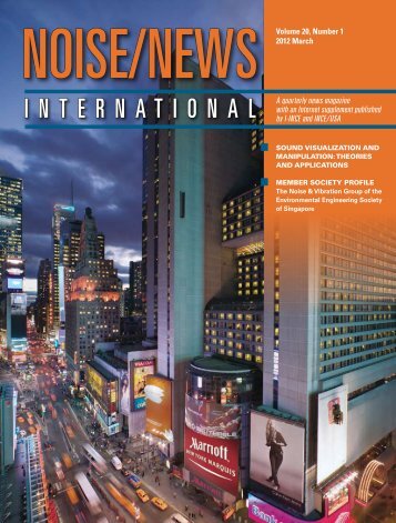 Volume 20, Number 1, March, 2012 - Noise News International