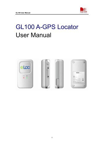 GL100 A-GPS Locator User Manual - KORE Telematics