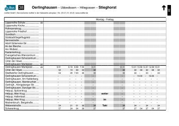 Oerlinghausen – Ubbedissen – Hillegossen ... - MoBiel GmbH