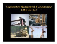 Construction Management & Engineering CIEG 467-013