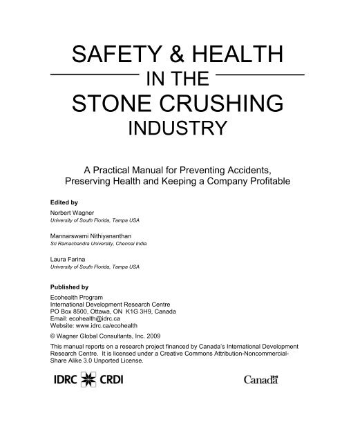 Safety & Health in the Stone Crushing Industry - Occupational ...