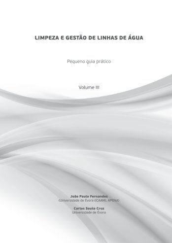 Limpeza e Gestão de Linhas de Água – Pequeno Guia Prático