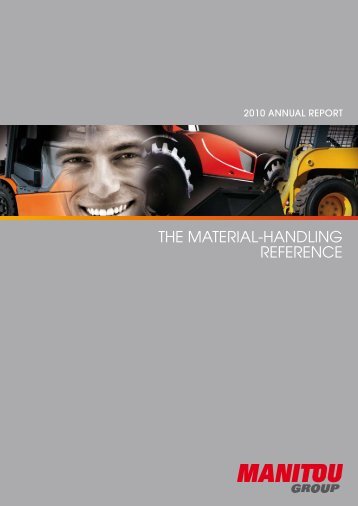 THE MATERIAL-HANDLING REFERENCE - Manitou Groupe