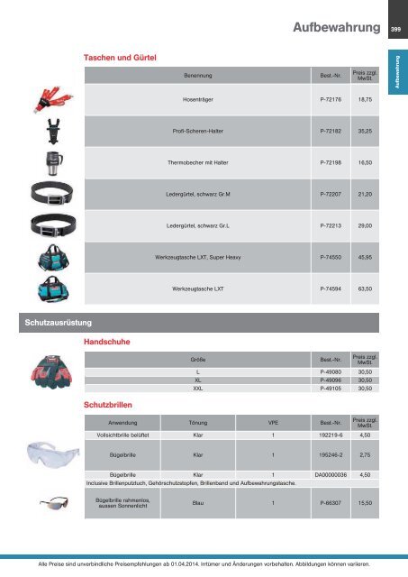 Makita Gesamtkatalog 2014/2015