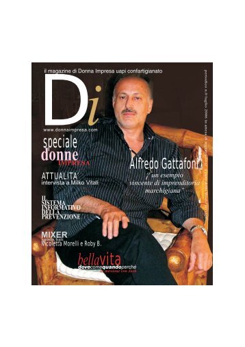 Alfredo Gattafoni by Donna Impresa Magazine n.0 2006