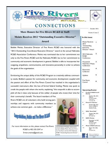 CONNECTIONS - Nebraska State RC&D Association