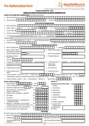 Cashless Request Form - IFFCO-Tokio General Insurance