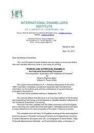New PVEs book release 2 - IEI, International Enamellers Institute