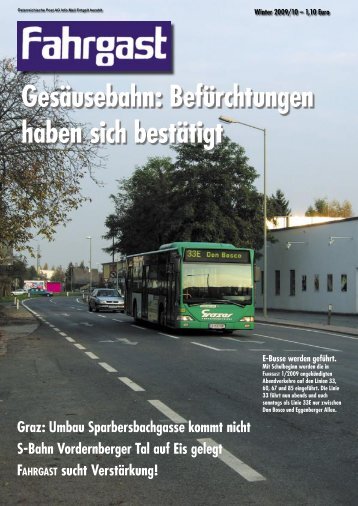 Fahrgast Zeitung - FAHRGAST Steiermark