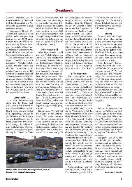 Fahrgast Zeitung - FAHRGAST Steiermark