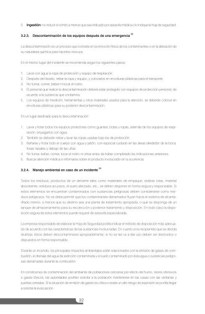 Guia para el Manejo Seguro y Gestion Ambiental de 25 Sistancias ...