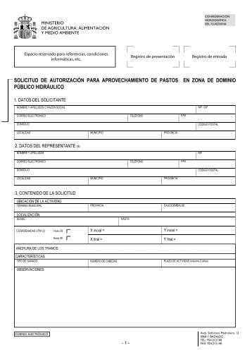 solicitud de autorizaciÃ³n para aprovechamiento de pastos en zona ...