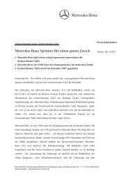 Der vollständige Pressetext (pdf) - Mercedes-Benz Niederlassung ...