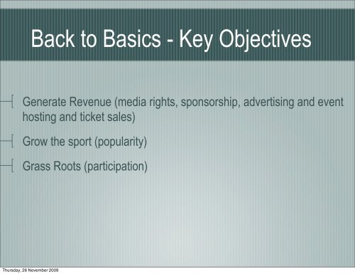 A Presentation by Karl Bistany Future Media Services - sportcentric