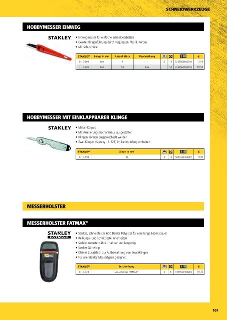 Stanley Gesamtkatalog 2014