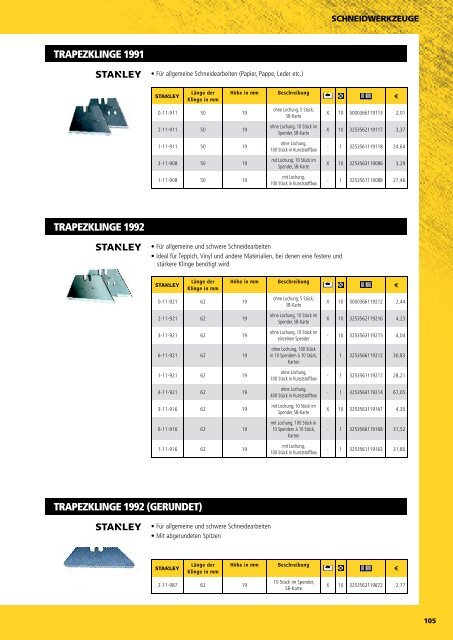 Stanley Gesamtkatalog 2014