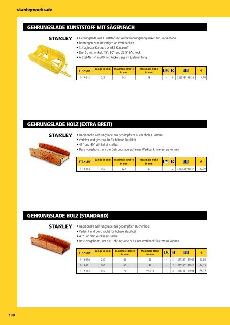 Stanley Gesamtkatalog 2014